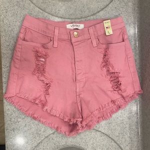 Brand new pink shorts